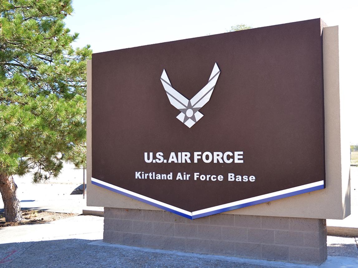 Kirtland Air Force Base, New Mexico — one of the facilities connected to sensitive defence research in these cases