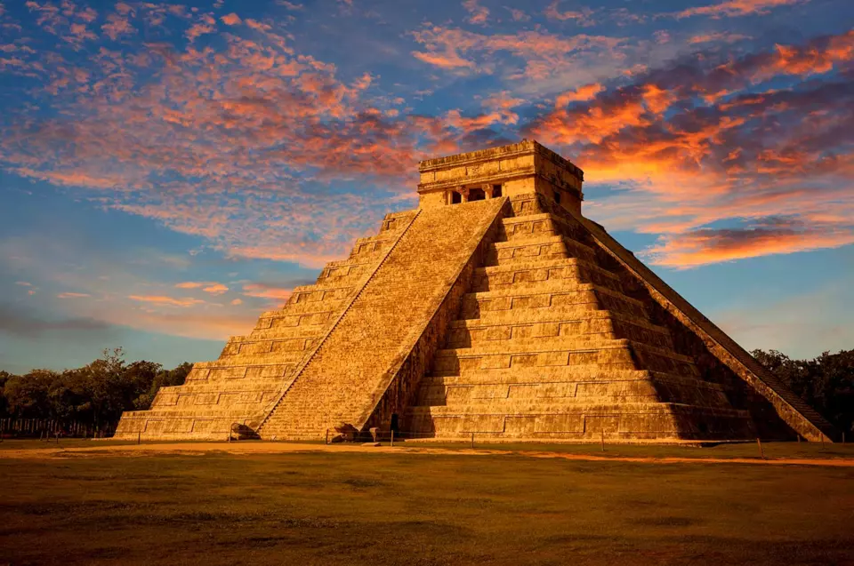 Pyramids across multiple continents