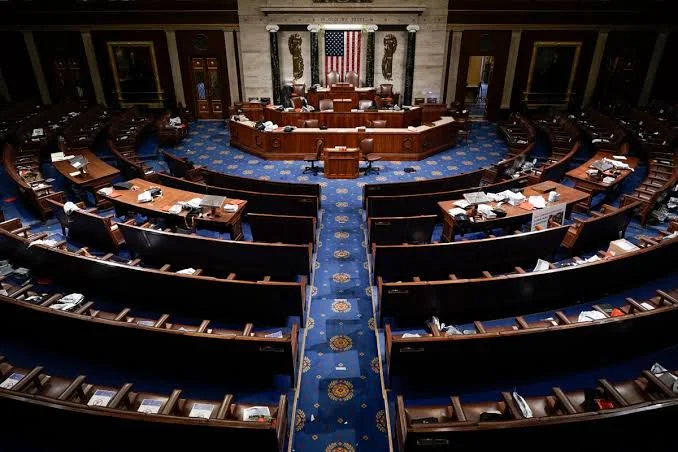 The hearing room of the U.S. House of Representatives where UAP witnesses including David Grusch testified in July 2023