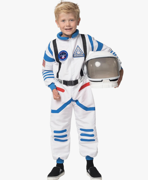 Kids Blue Astronaut Costume