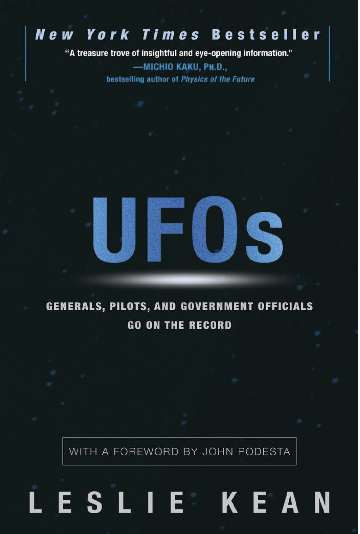 UFOs by Leslie Kean book cover