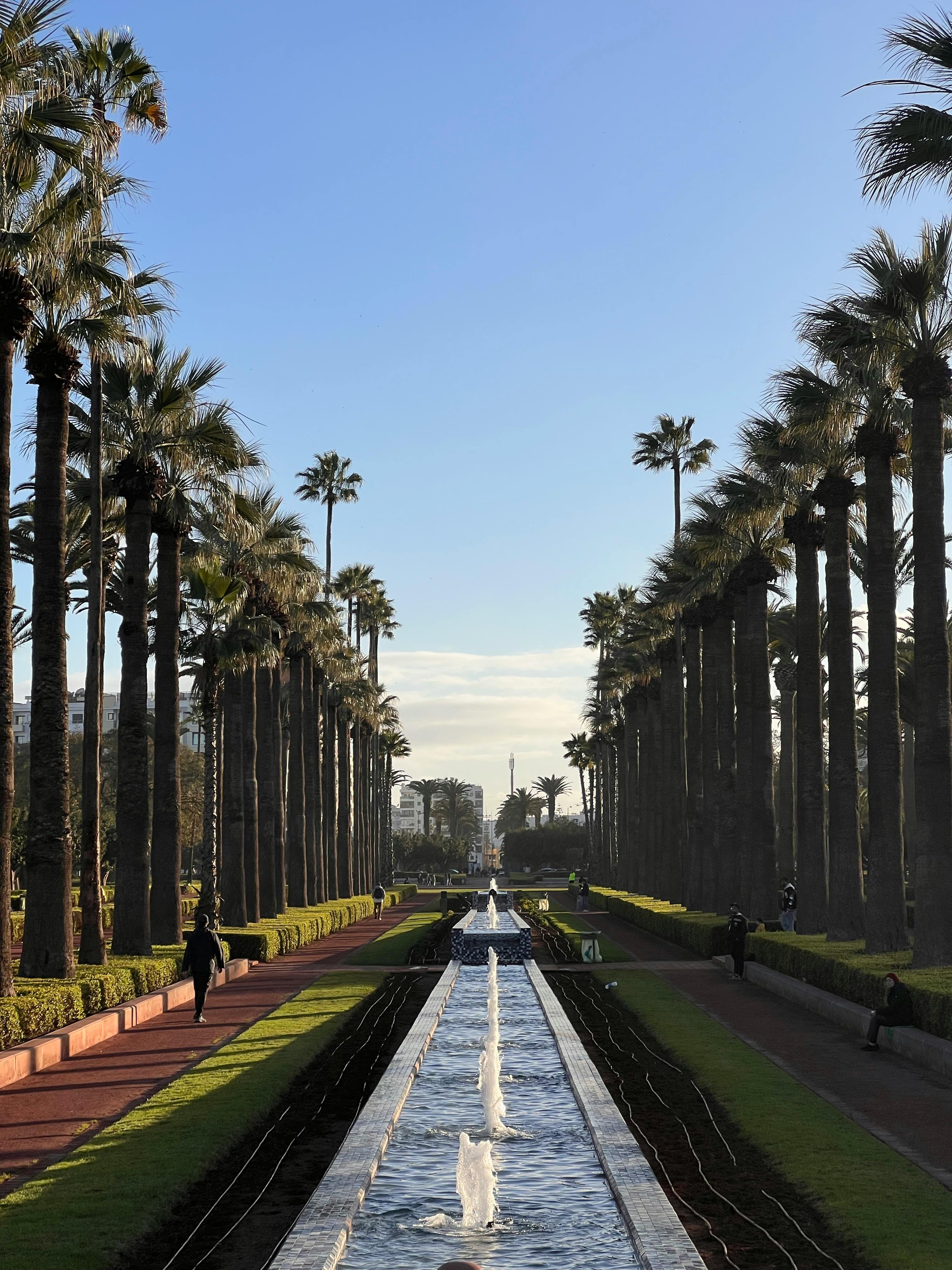 Casablanca seafront and Hassan II Mosque