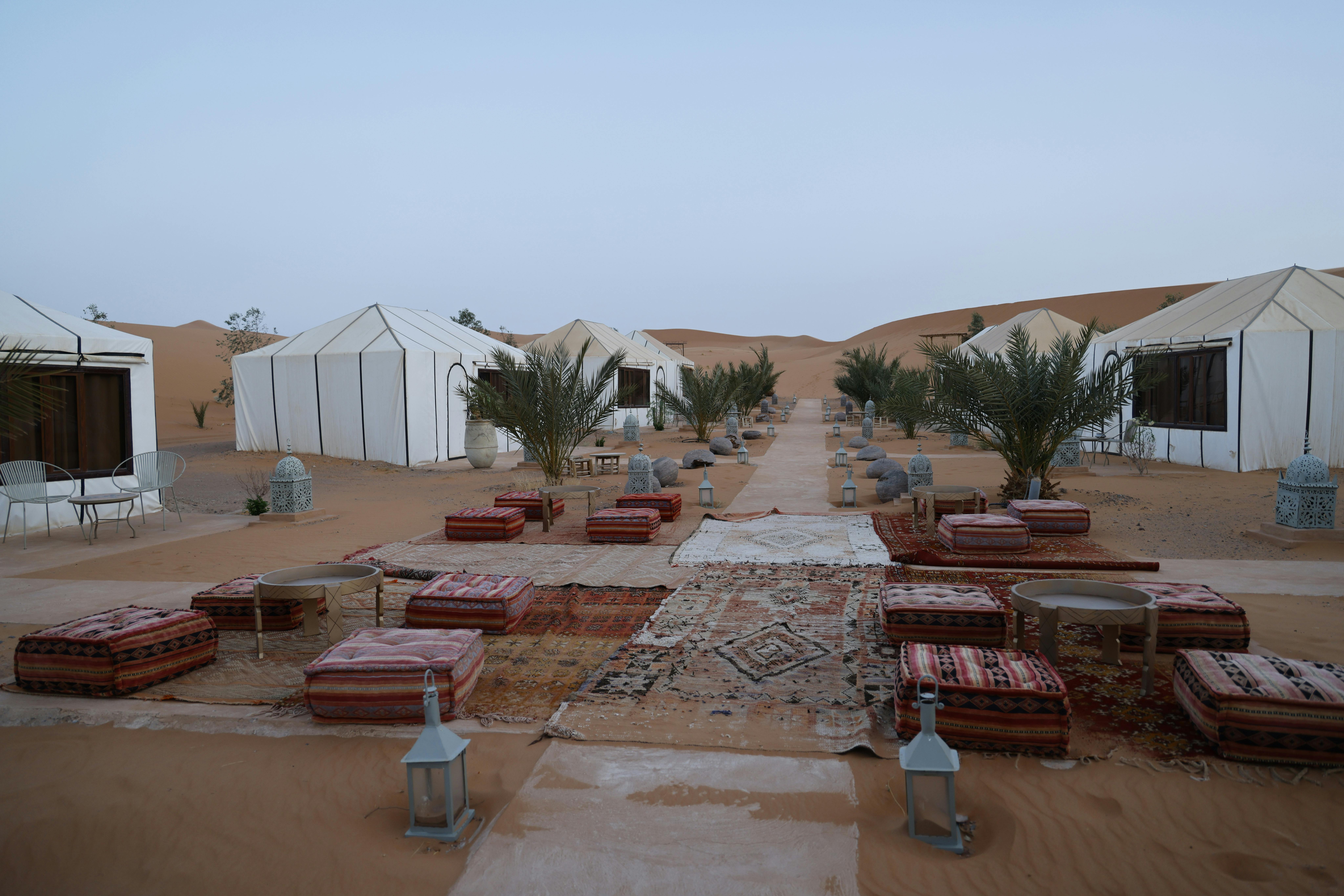 Morocco Sahara Desert — Erg Chebbi Bivouac Camp